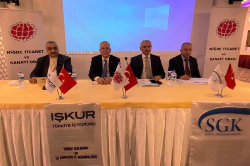 İşverenlere SGK ve İşkur destekleri anlatıldı 