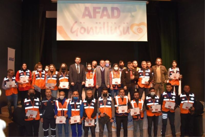 AFAD yeni gönüllülerine kavuştu 