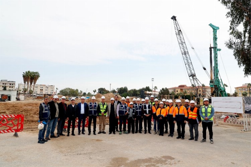 Meclis üyelerinden Mersin Metrosu’na ziyaret