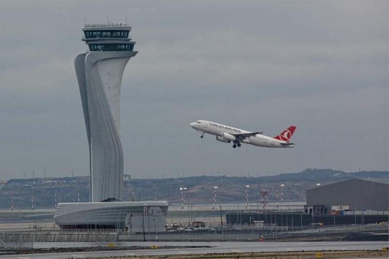 Uçak trafiği 1,5 milyonu aştı