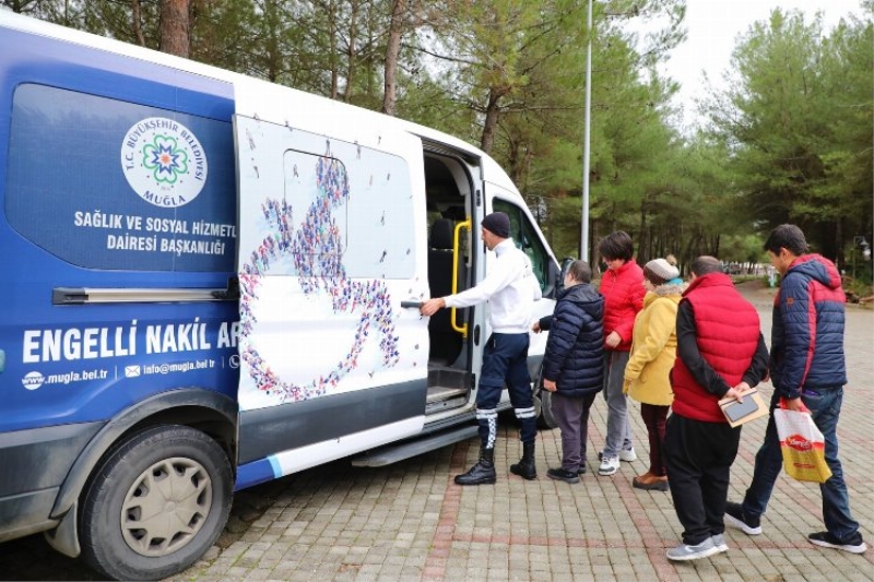  Muğla nakil hizmetiyle engellilerin yanında