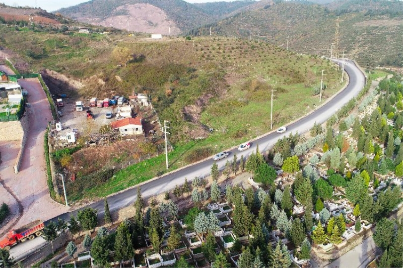 Körfez İlimtepe yolu asfaltlandı