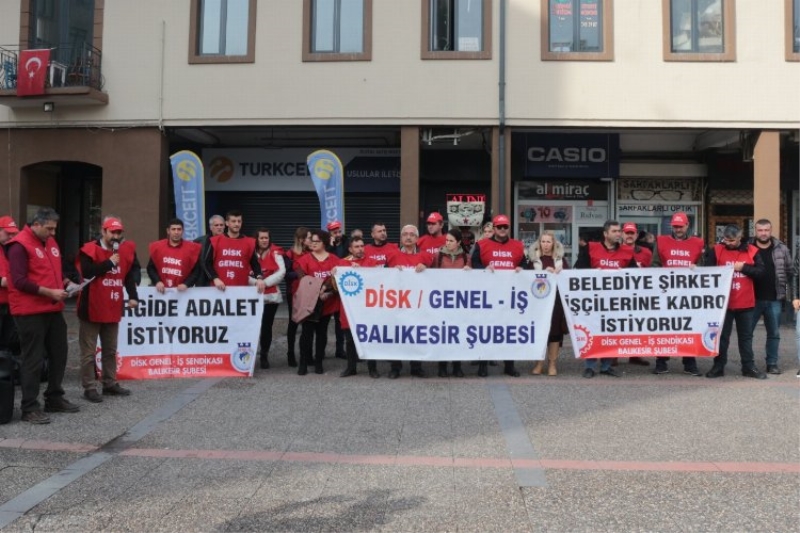 DİSK/Genel-İş Balıkesir seçimden önce 