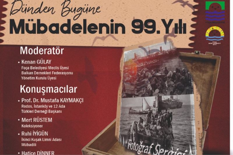 Dünden Bugüne Mübadelenin 99. Yılı Foça’da anılacak