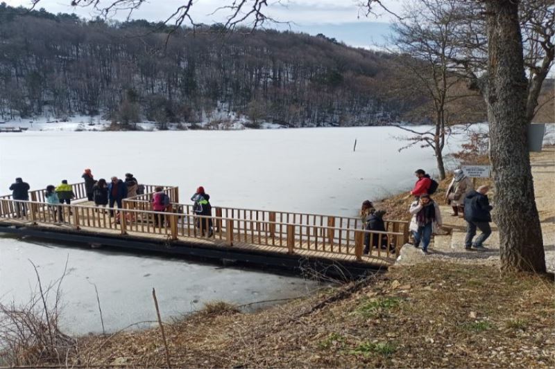 Bilecik Pazaryeri Küçükelmalı Tabiat Parkı günübirlik ziyaretçilerin gözdesi oldu 