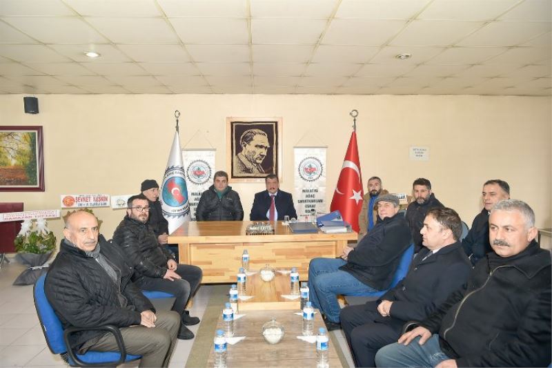 Başkan Gürkan’dan Malatya Ağaç Sanatkârları Odasına ziyaret