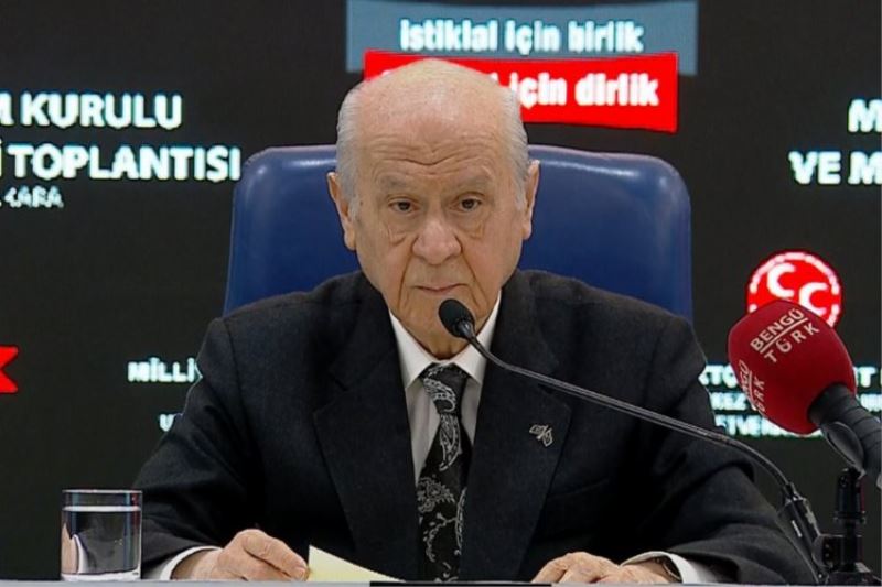 Bahçeli: 