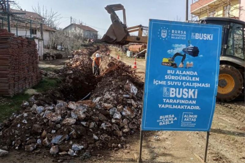 Bursa Orhaneli kırsalının altyapısına neşter