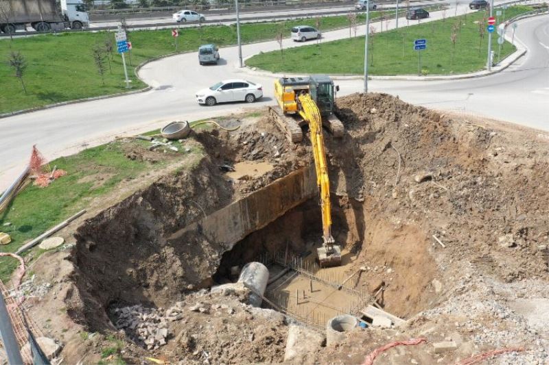 Kocaeli Dilovası Mimar Sinan Caddesi’ndeki altyapı da sona doğru