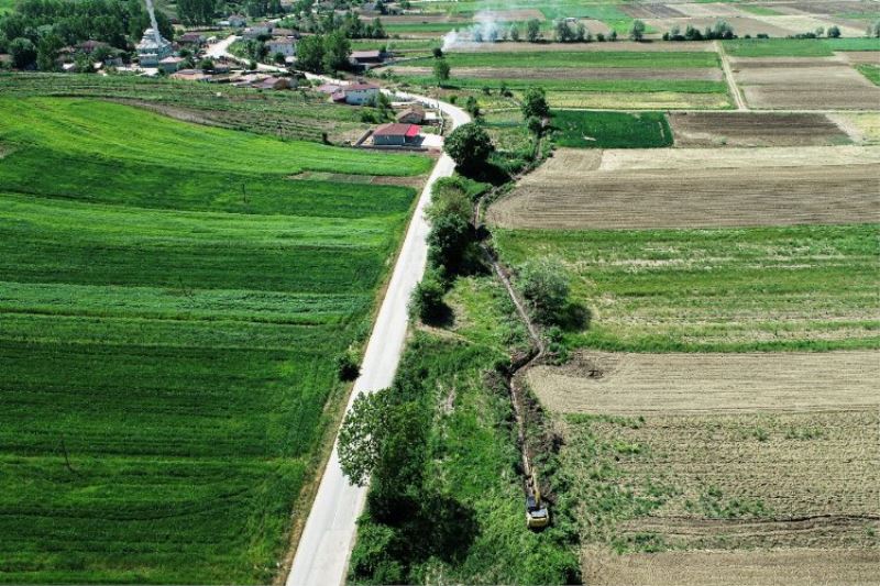 İSU, tarımsal sulama kanallarının temizliğini gerçekleştiriyor