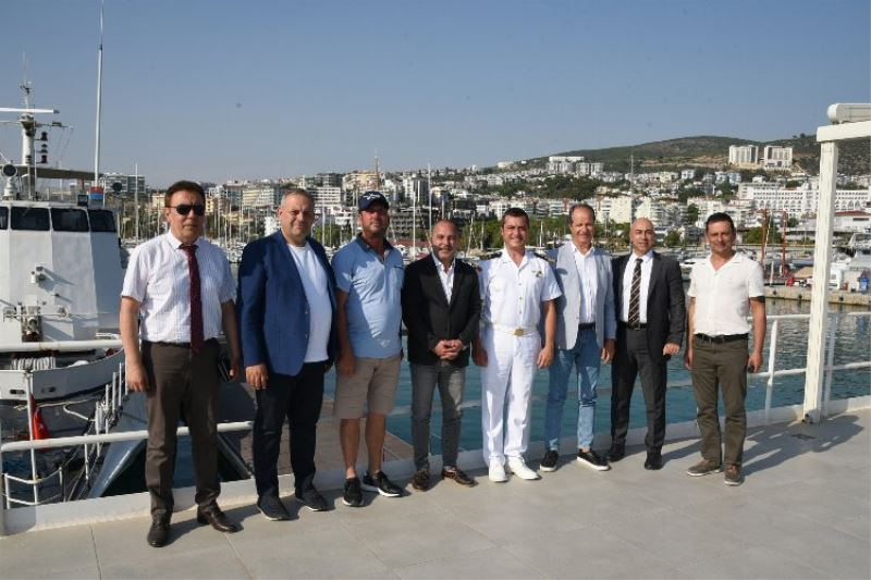 İMEAK deniz turizmi için Aydın Kuşadası protokolü ile buluştu