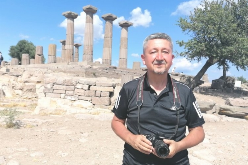 Tarihçi Rıdvan Şükür Assos’u fotoğrafladı