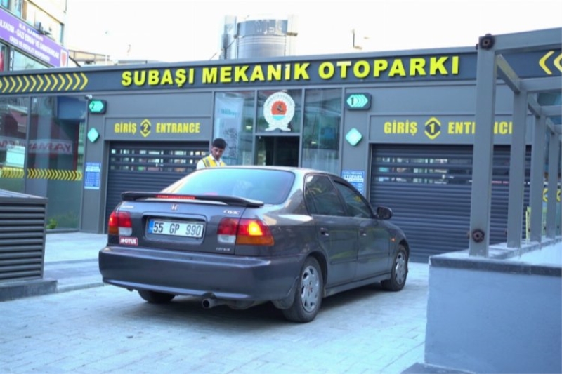 Bu otopark Samsun’a yakıştı