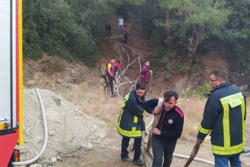 Büyükşehir itfaiyeden jet müdahale