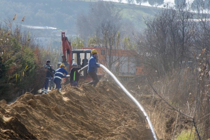 Ödemiş’in İlkkurşun mahallesine yeni su hattı