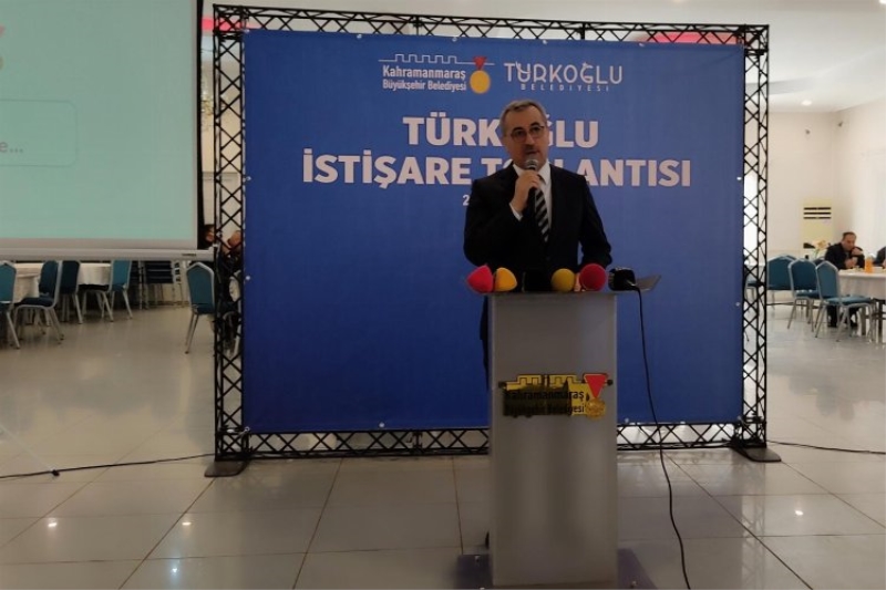 Başkan Güngör, Türkoğlu’nda muhtarlarla bir araya geldi