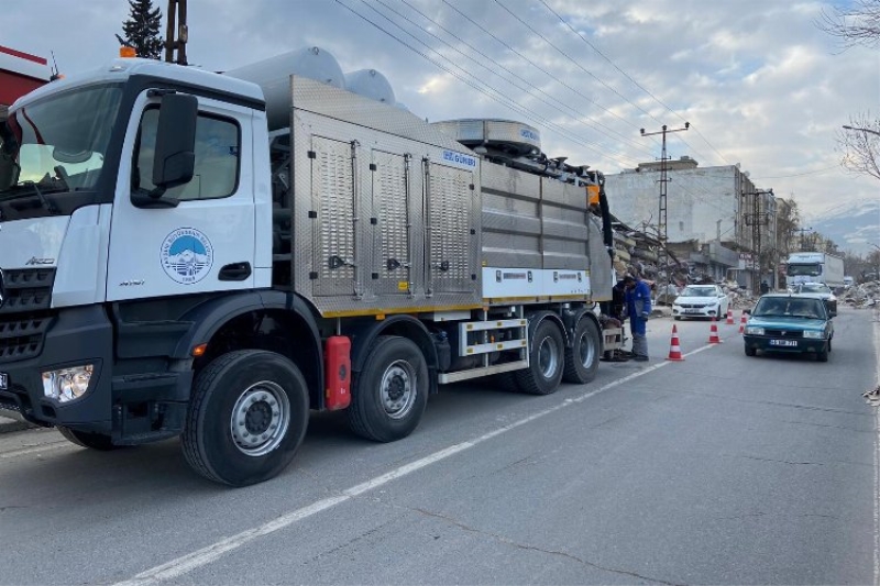 Deprem bölgesinin altyapısı KASKİ