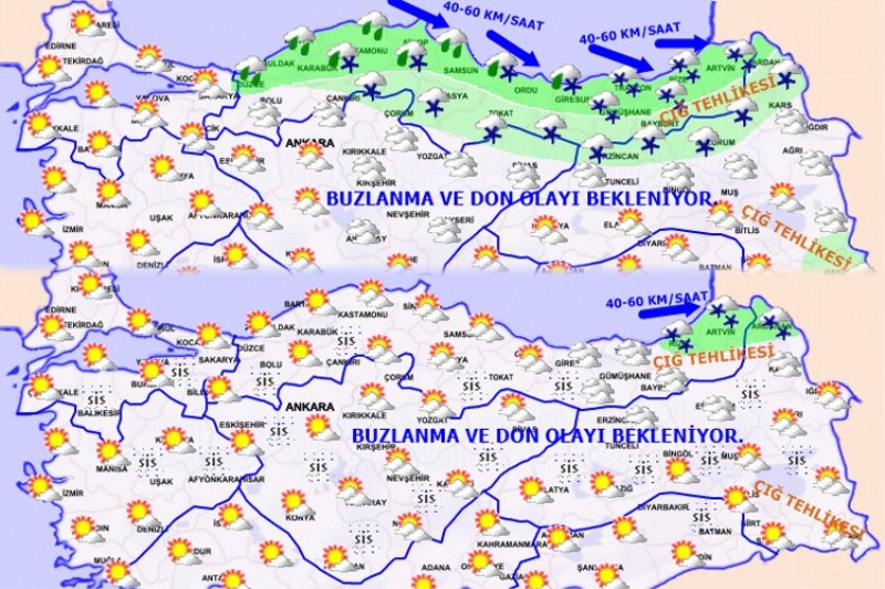 Kar yağışı bugünden sonra yurdu terk ediyor