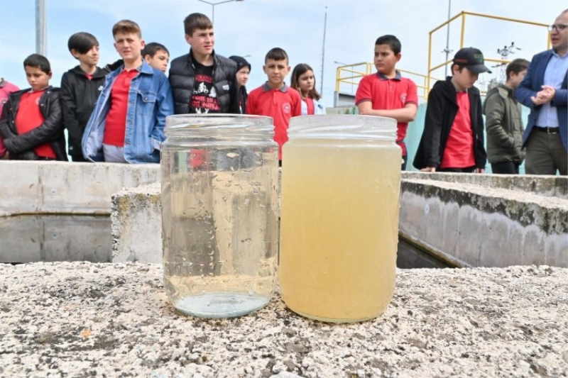 Manisalı öğrencilerin suyun önemini yerinde anladılar