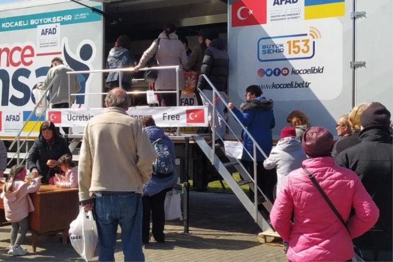 Ukrayna’daki mobil yemek tırı yurda döndü