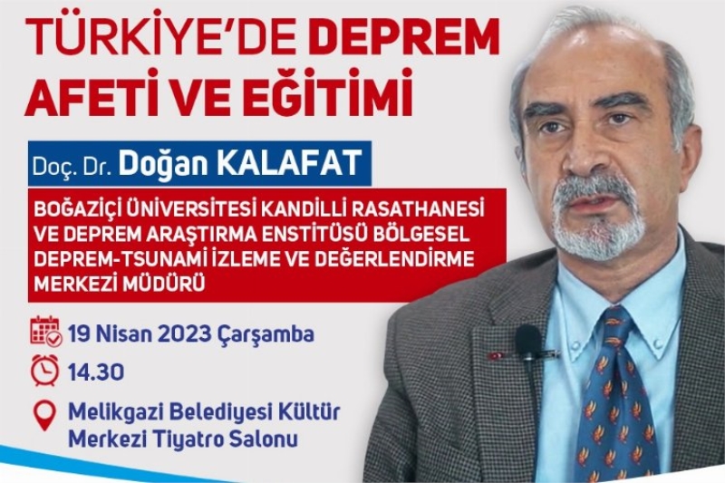 Kayseri Melikgazi’de deprem seminerleri sürüyor