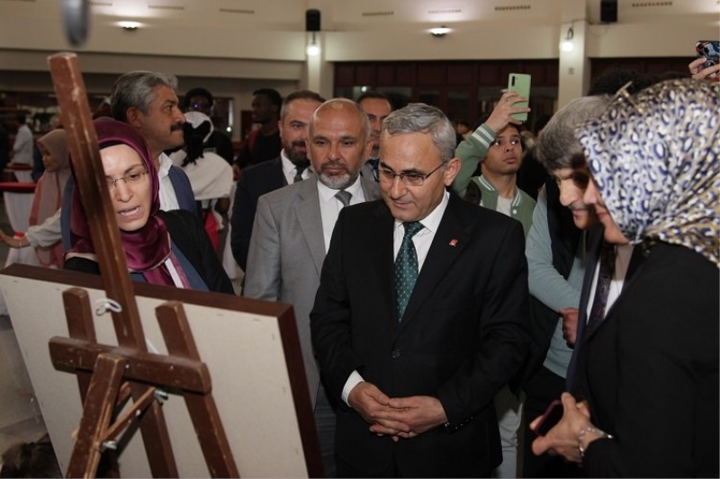 Kütahyalı depremzedeler eserlerini sergiledi