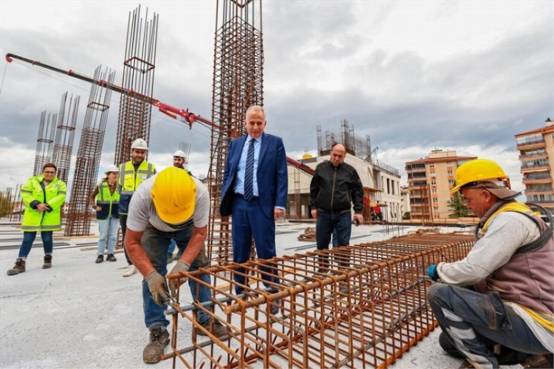 Örnek tesis inşası tüm hızıyla devam ediyor