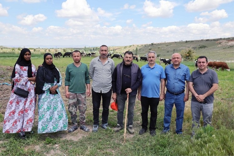 Kayseri Talas Belediyesi üreticiye örnek