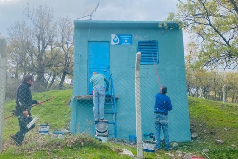 Sarınasuhlar’da içme suyu deposuna MASKİ bakımı