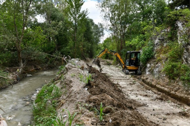 5 yıldır atıl kanal temizlendi