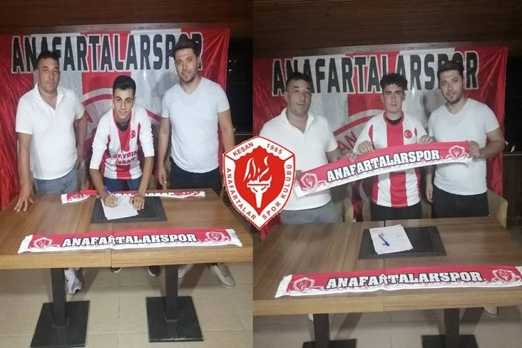 Anafartalarspor, Şeref Eray Gezer ve Baran Demir ile anlaştı