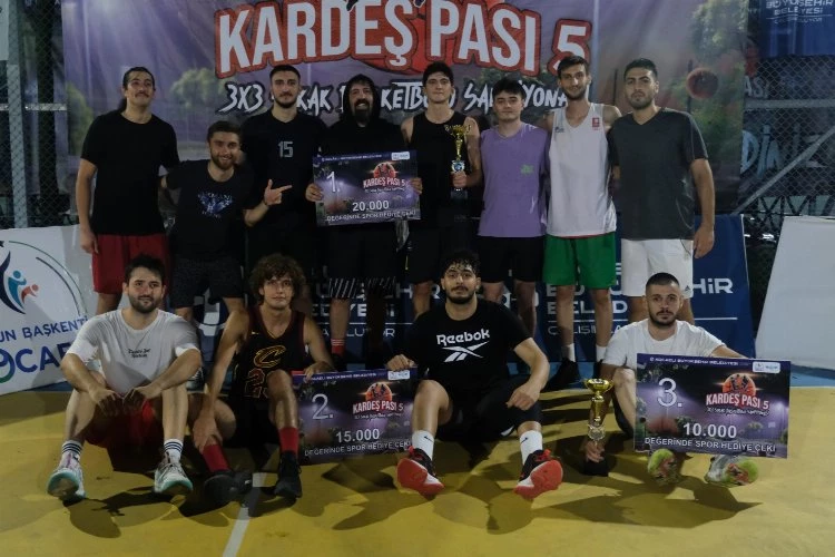 Kocaeli sokak basketbolunda heyecan dolu final