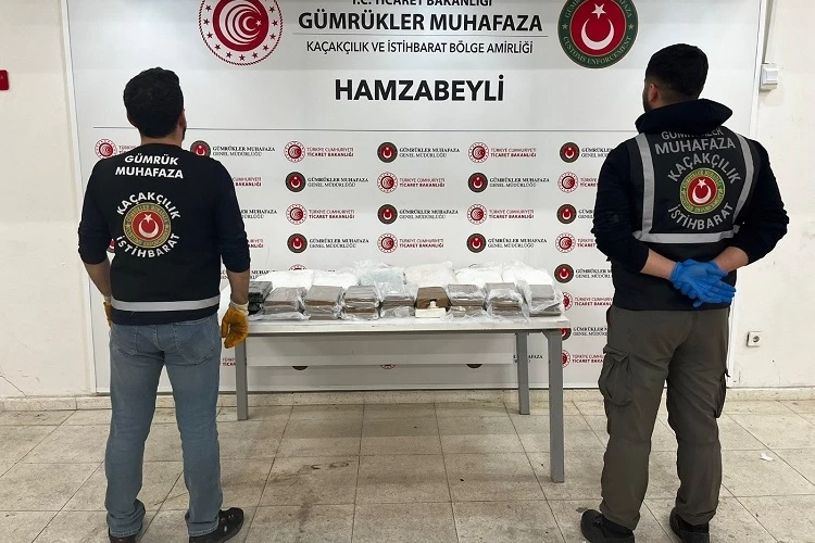 103 milyonluk uyuşturucu ele geçirildi