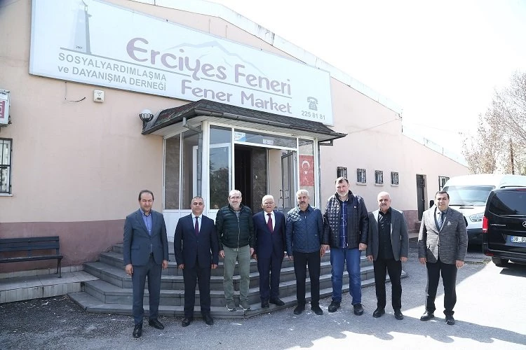 Büyükkılıç’tan Erciyes Feneri Derneği Marketi’ne ziyaret