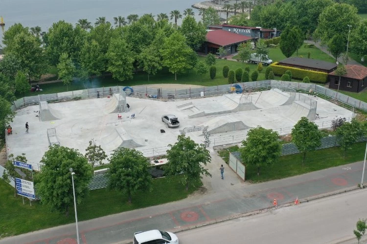 Gölcük sahiline skate park