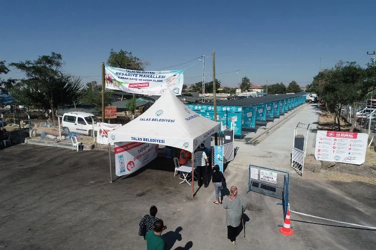 Talas’ta kurban satış yerleri kura ile belirlendi