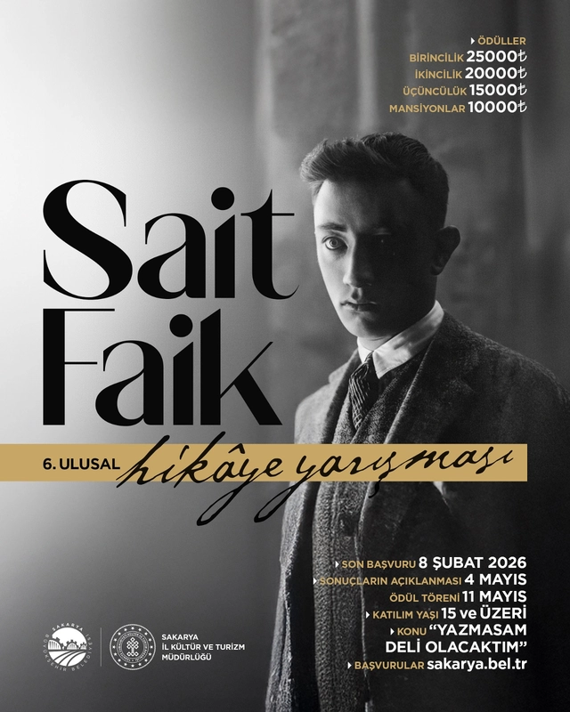 6. Ulusal Sait Faik Hikâye Yarışması Başvuruları Başlıyor