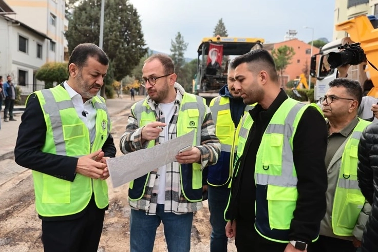 Denizli Kınıklı’da yol konforu artıyor