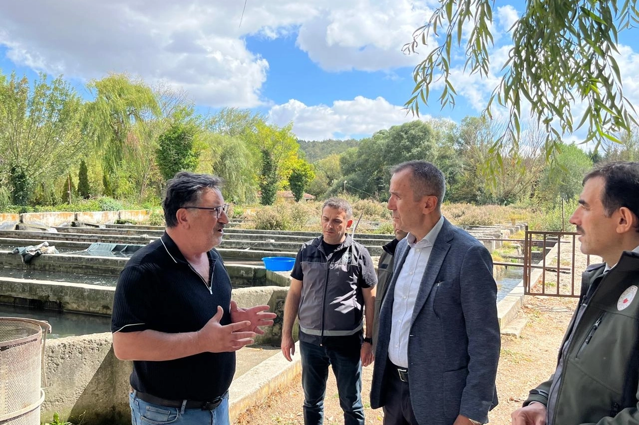 Bilecik Bozüyük’te alabalık tesislerine ziyaret